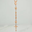 Rosario Virgen Maria 19.1gr / 24 1/2 in / 8mm-5mm Oro Rosa 18K &