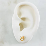 Stud Earrings Helix 0.95gr / Three 18K Gold ©