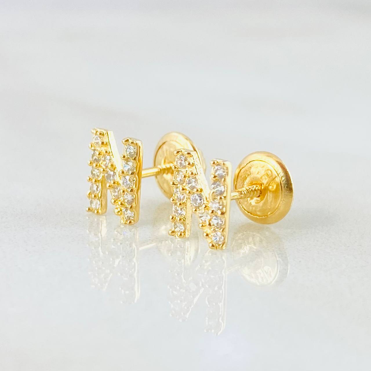 Topos Letra N 0.9gr / 5mm Oro Amarillo 18K ©