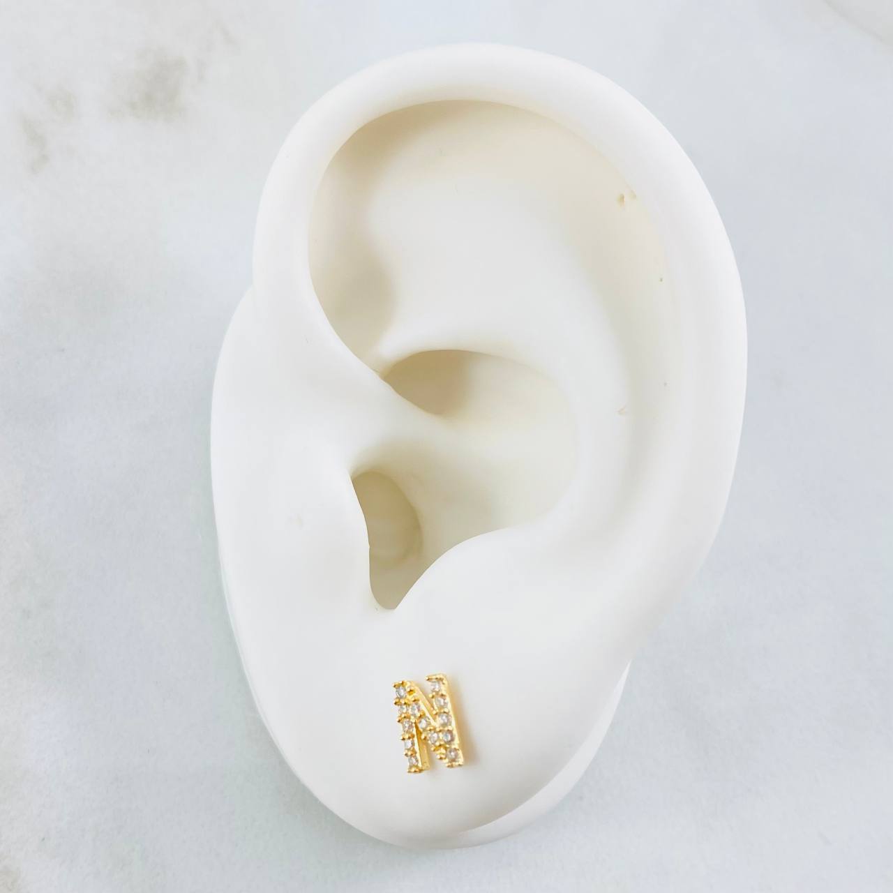 Topos Letra N 0.9gr / 5mm Oro Amarillo 18K *