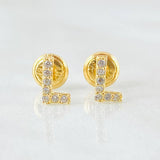 Topos Letra L 0.6gr / 4mm Oro Amarillo 18K