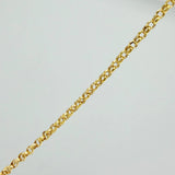 Set Cadena y Dije Roll-On + Luna 1.45gr / 15 3/4 in / 1.26mm Oro Amarillo 18K (Oferta) &