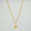 Set Cadena y Dije Figaro +Corazon 1.3gr / 17 3/4 in / 1.27mm Oro Amarillo 18K (Oferta) &