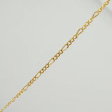Set Cadena y Dije Figaro +Corazon 1.3gr / 17 3/4 in / 1.27mm Oro Amarillo 18K (Oferta) &