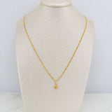 Set Cadena y Dije Figaro +Corazon 1.3gr / 17 3/4 in / 1.27mm Oro Amarillo 18K (Oferta) &