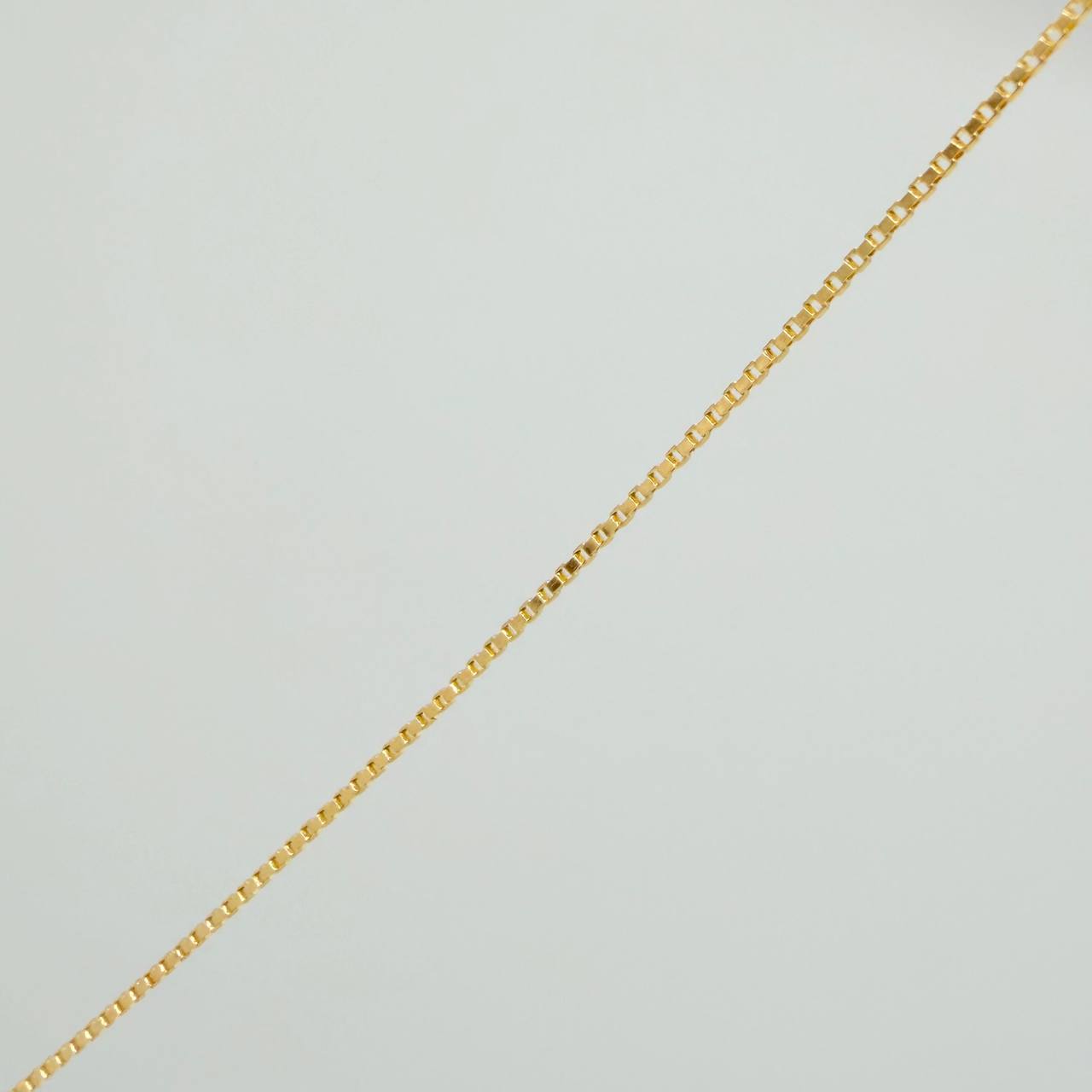 Venetian Chain and Pendant Set + Heart 1.15gr / 15 3/4 in / 0.55mm 18K Yellow Gold &