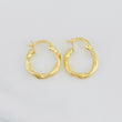 Candongas Mai 1.15g / 3/4 in Oro Amarillo 18K