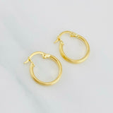 Candongas Andy 1.1g / 3/4 in Oro Amarillo 18K