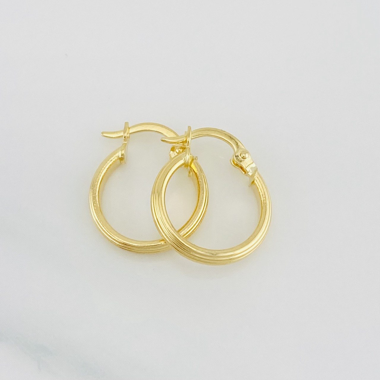 Candongas Andy 1.1g / 3/4 in Oro Amarillo 18K