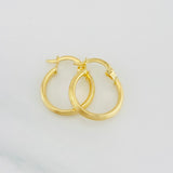 Candongas Andy 1.1g / 3/4 in Oro Amarillo 18K