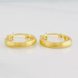 Candongas Andy 1.1g / 3/4 in Oro Amarillo 18K