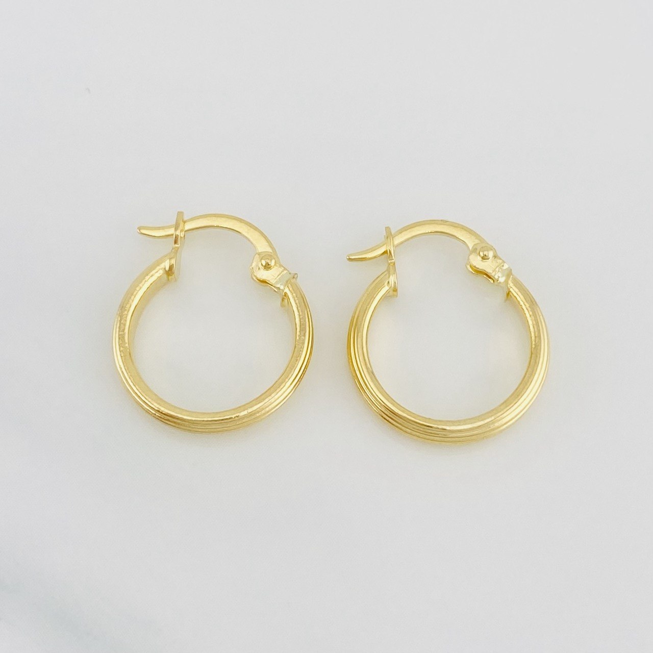 Candongas Andy 1.1g / 3/4 in Oro Amarillo 18K