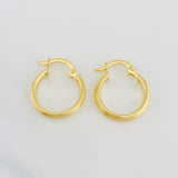 Candongas Andy 1.1g / 3/4 in Oro Amarillo 18K