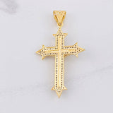 Dije Cruz Cristo 9.4g / 2 1/2 in Oro Amarillo 18K