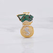 Pendant Money Bag 13.45g / 2 in Yellow Gold 18K