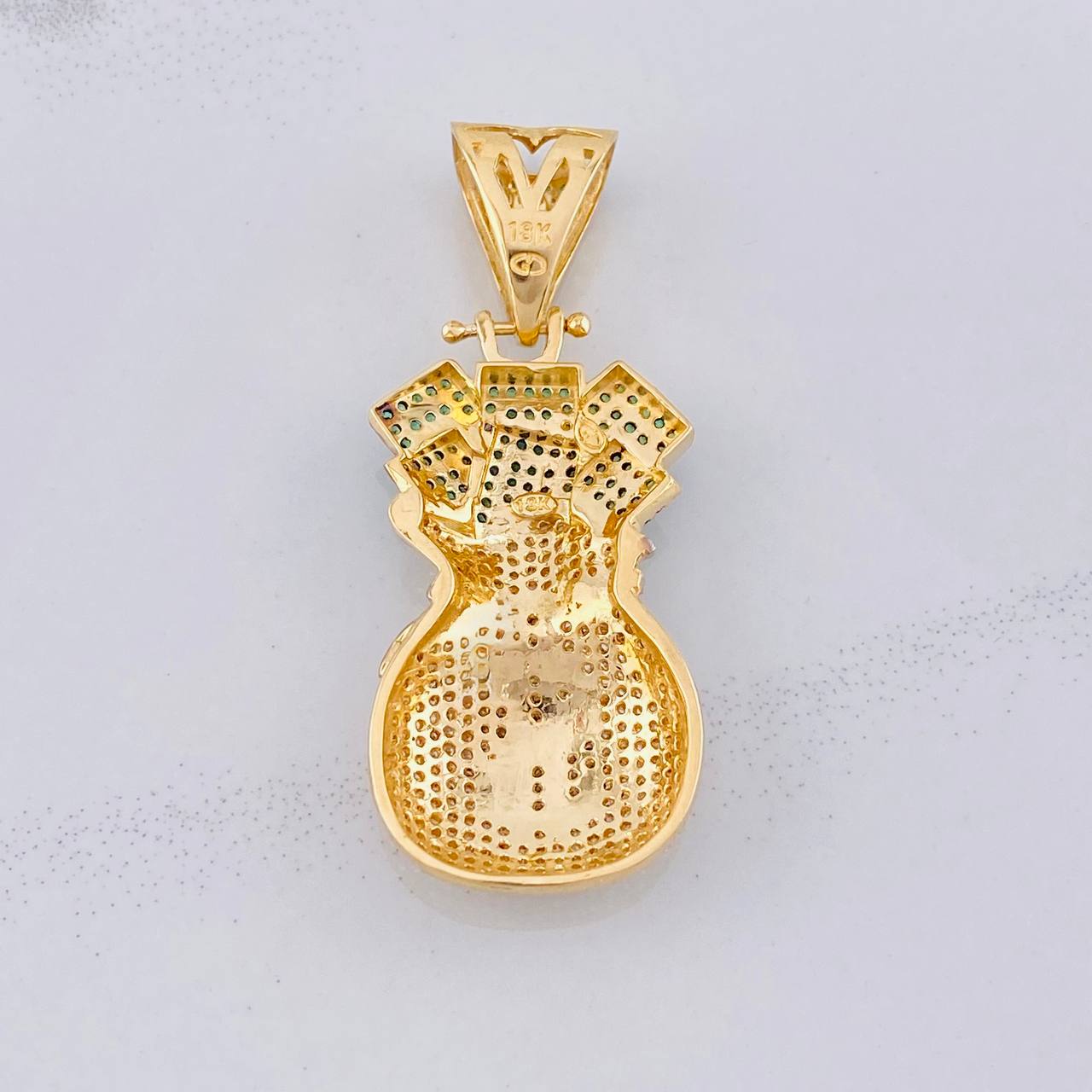 Pendant Money Bag 13.45g / 2 in Yellow Gold 18K