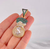 Pendant Money Bag 13.45g / 2 in Yellow Gold 18K