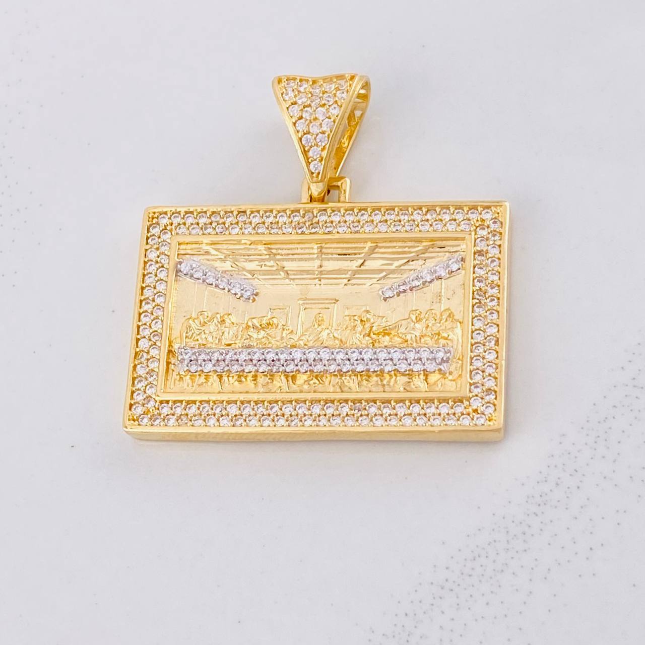 Dije La Última Cena 10g / 1 1/4 in Oro Amarillo 18K