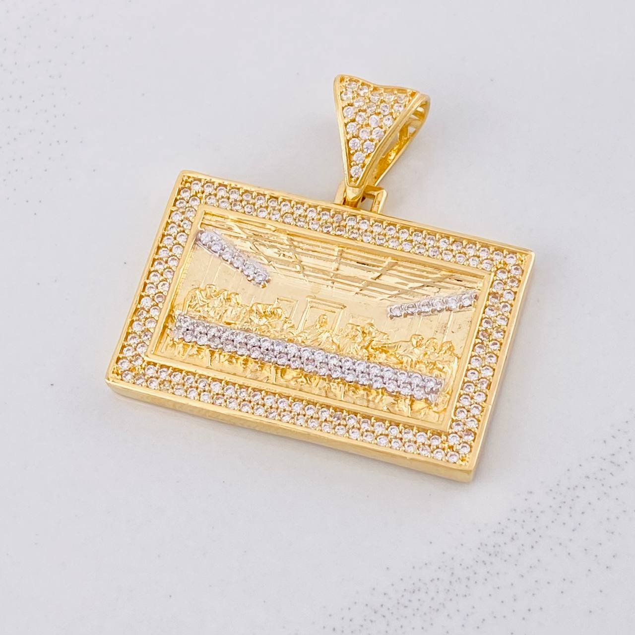 Dije La Última Cena 10g / 1 1/4 in Oro Amarillo 18K