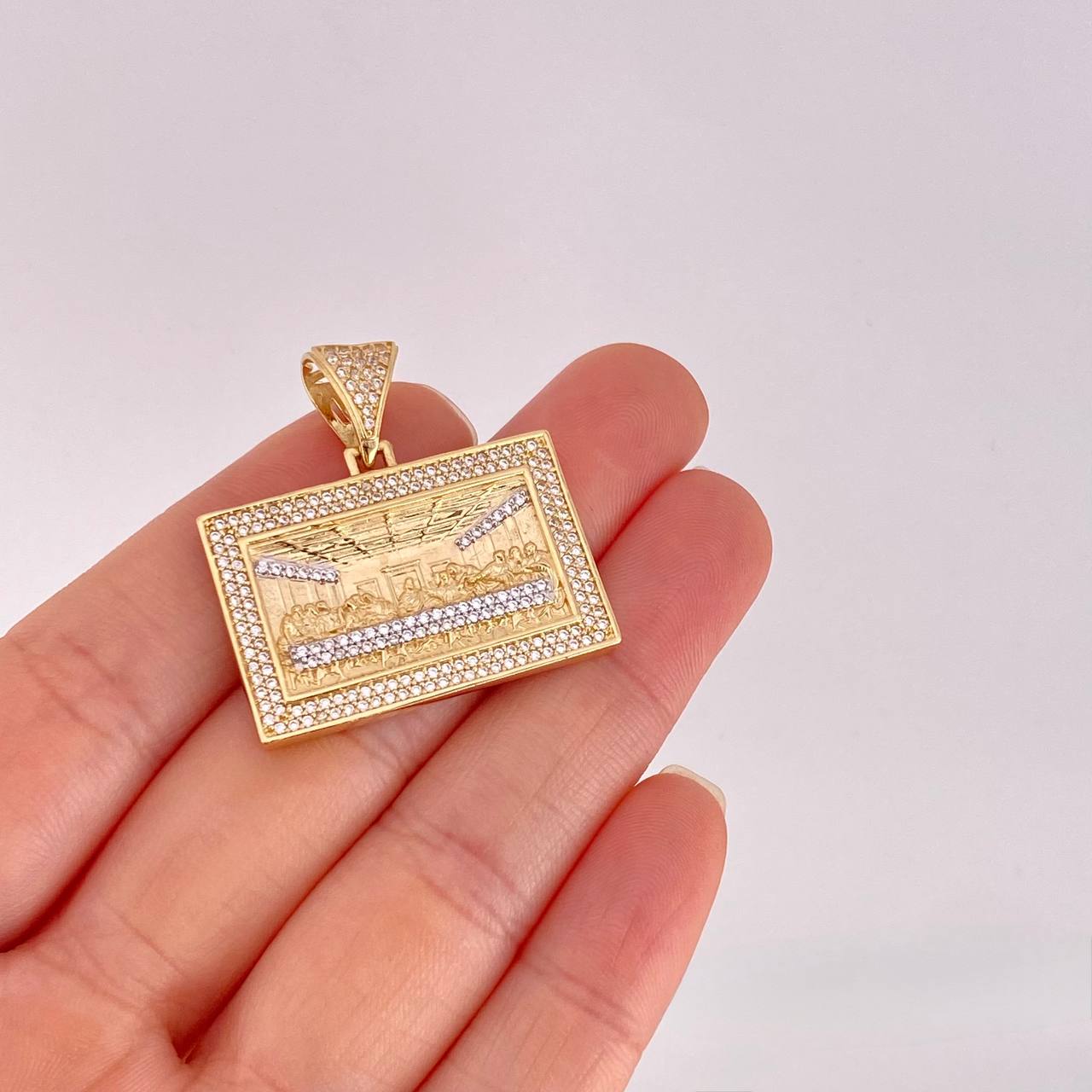 Dije La Última Cena 10g / 1 1/4 in Oro Amarillo 18K