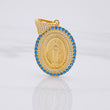 Miraculous Virgin Pendant 7.35g / 1 1/2 in Yellow Gold 18K