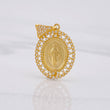 Miraculous Virgin Pendant 4g / 1 1/4 in Yellow Gold 18K