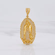 Our Lady of Guadalupe Pendant 9.5g / 1 3/4 in Yellow Gold 18K