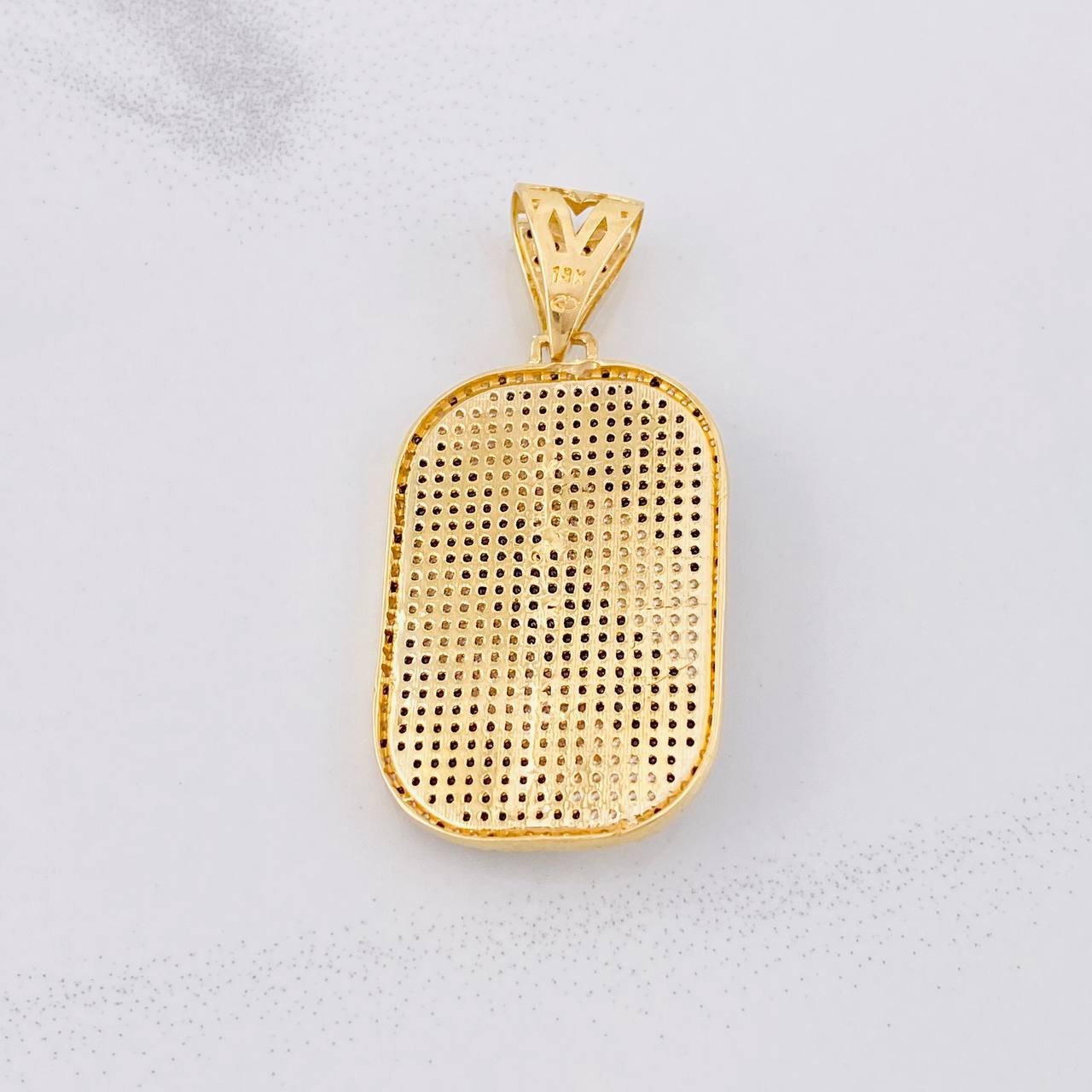Our Lady of Guadalupe Plaque Pendant 10.95g / 1 3/4 in Yellow Gold 18K
