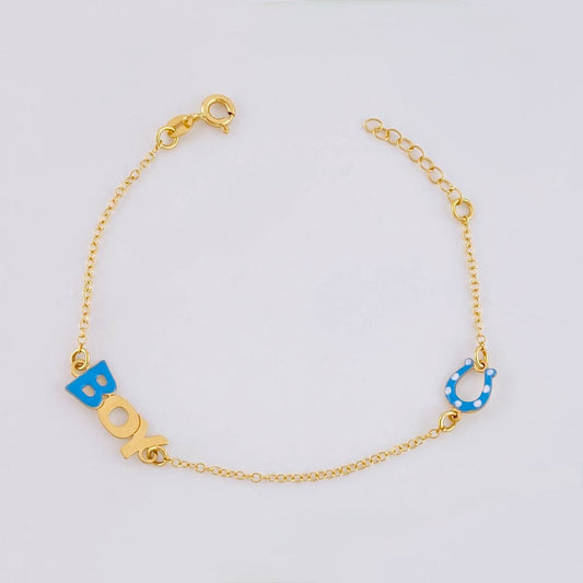 Pulso Modulable Rolo Seguido Boy Herradura 1.35g / 6 1/4 in - 5 1/2 in / 1.3mm Oro Amarillo 18K