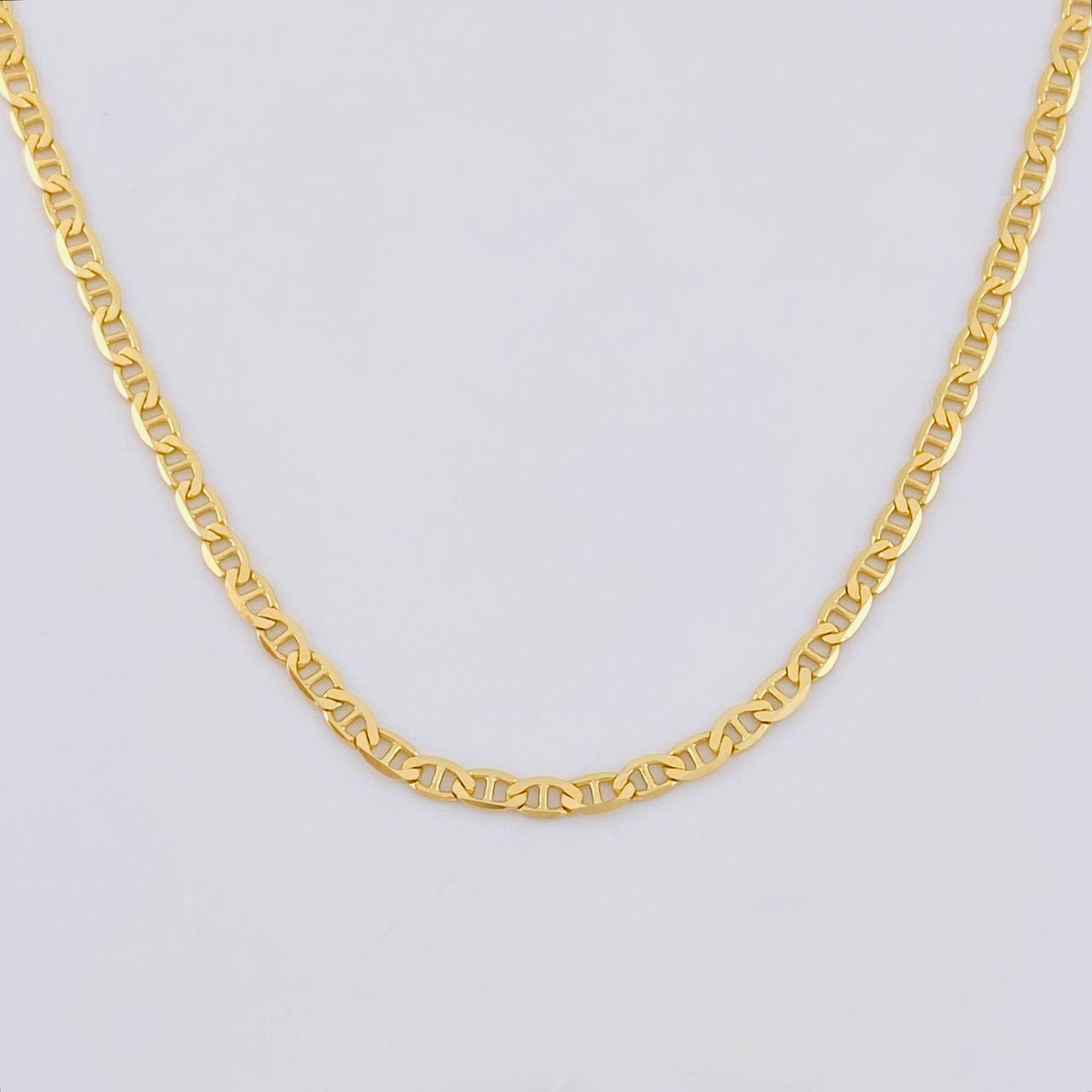 Flat Mariner Chain 4.15g / 18 in / 2.3mm 18K Yellow Gold