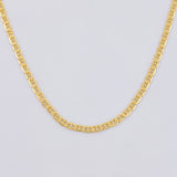 Flat Mariner Chain 4.1g / 20 in / 2.1mm 18K Yellow Gold