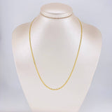 Flat Mariner Chain 4.15g / 18 in / 2.3mm 18K Yellow Gold