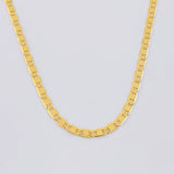 Cadena Plana 4.7g / 20 in / 2.5mm Oro Amarillo 18K