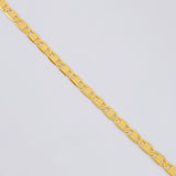 Cadena Plana 4.7g / 20 in / 2.5mm Oro Amarillo 18K