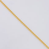 Cadena Cubana 4.15g / 24 in / 3.1mm Oro Amarillo 18K