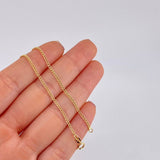 Cadena Cubana 4.15g / 24 in / 3.1mm Oro Amarillo 18K