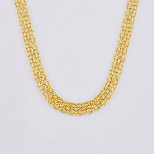 Cadena China 8.5g / 24 in / 4.3mm Oro Amarillo 18K