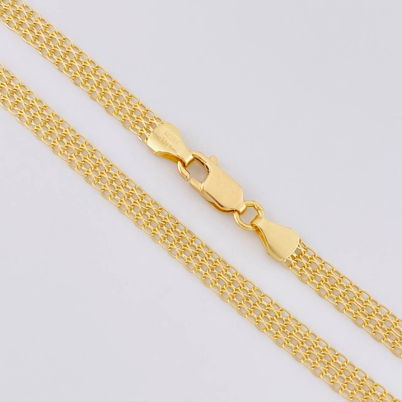 Bismark Chain 8.5g / 24 in / 4.3mm Yellow Gold 18K