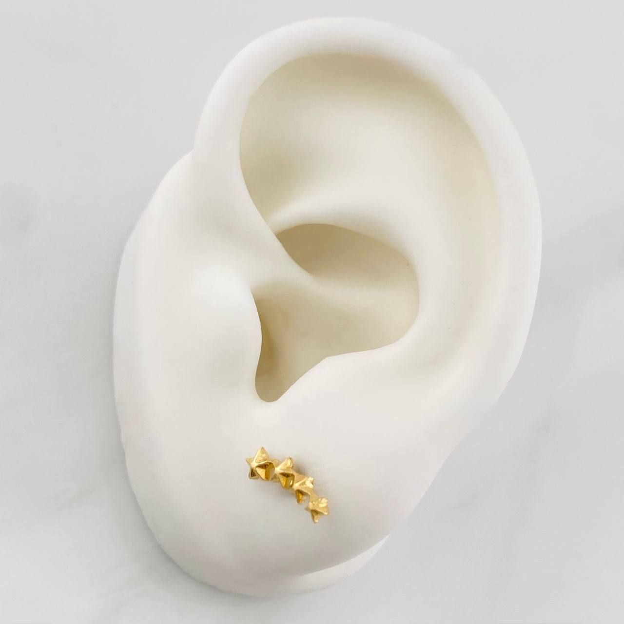Topos Estrellas 0.85g / in / 3.9mm Oro Amarillo 18K