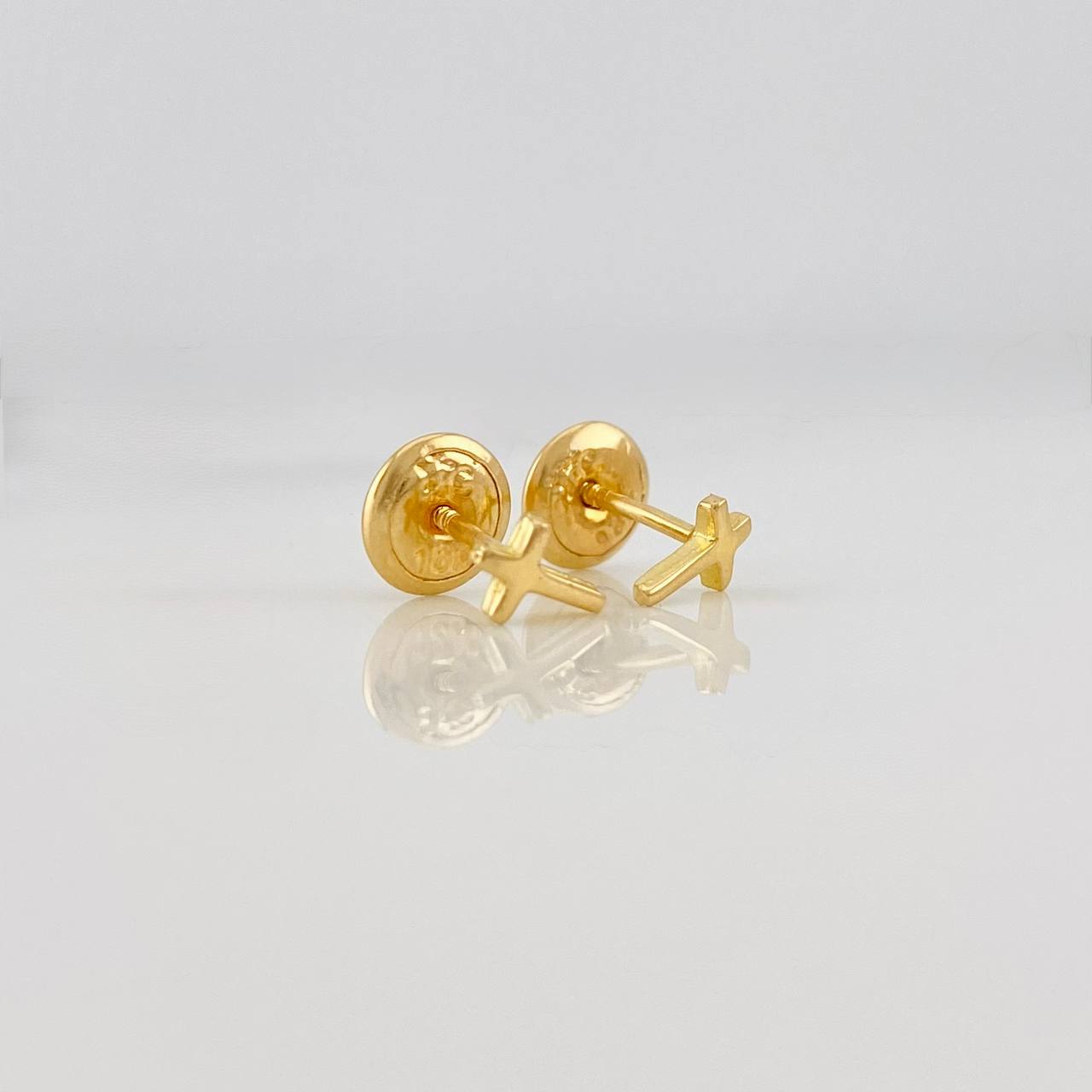 Topos Cruz 0.55g / in / 5.7mm Oro Amarillo 18K