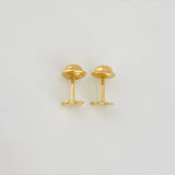 Topos Trébol 0.65g / in / 4.9mm Oro Amarillo 18K