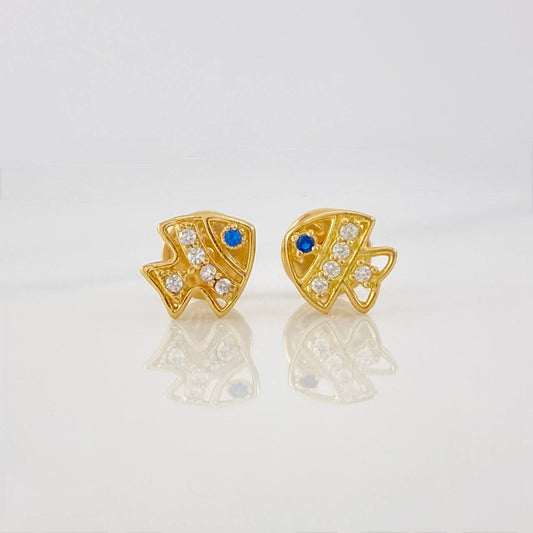 Topos Pez 0.75g / in / 6.19mm Oro Amarillo 18K