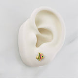 Stud Earrings Fish 0.9g / in / 7.3mm Yellow Gold 18K