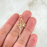 Pendant Faith 1.2gr / 3.8cm / Smooth Yellow Gold 18K ©