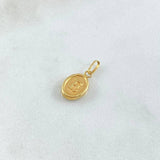 Pendant Letter E 0.55gr / 1.7cm / Smooth Oval Yellow Gold 18K