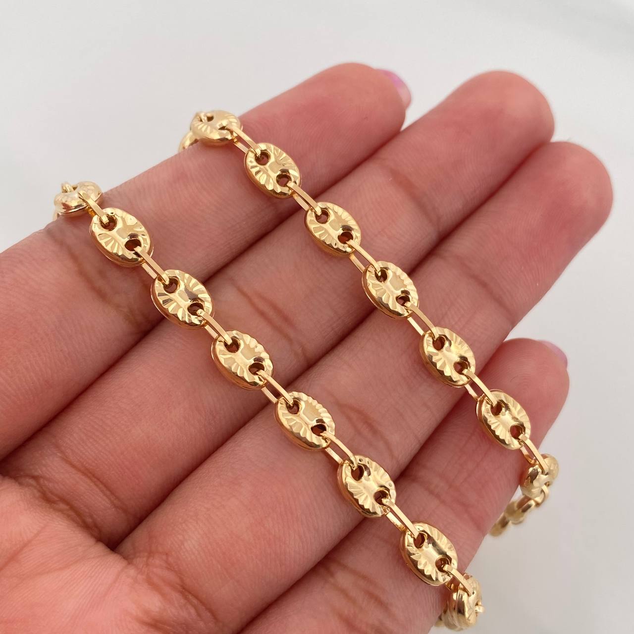 Cadena Gc 8.4 g / 18 1/2 in / 4 mm Oro Amarillo 18K