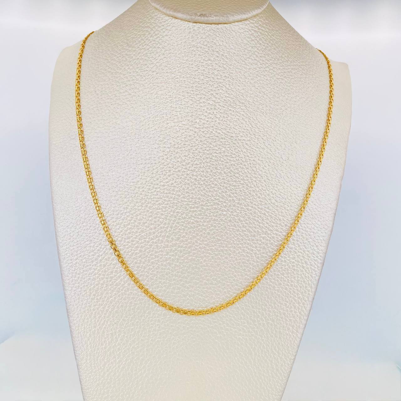 Cadena China 3.05g / 45cm / 2.04mm Oro Amarillo 18K