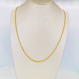 Cadena China 3.05g / 45cm / 2.04mm Oro Amarillo 18K