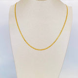 Cadena Escalera 4.4g / 18 in / 2.35mm Oro Amarillo 18K