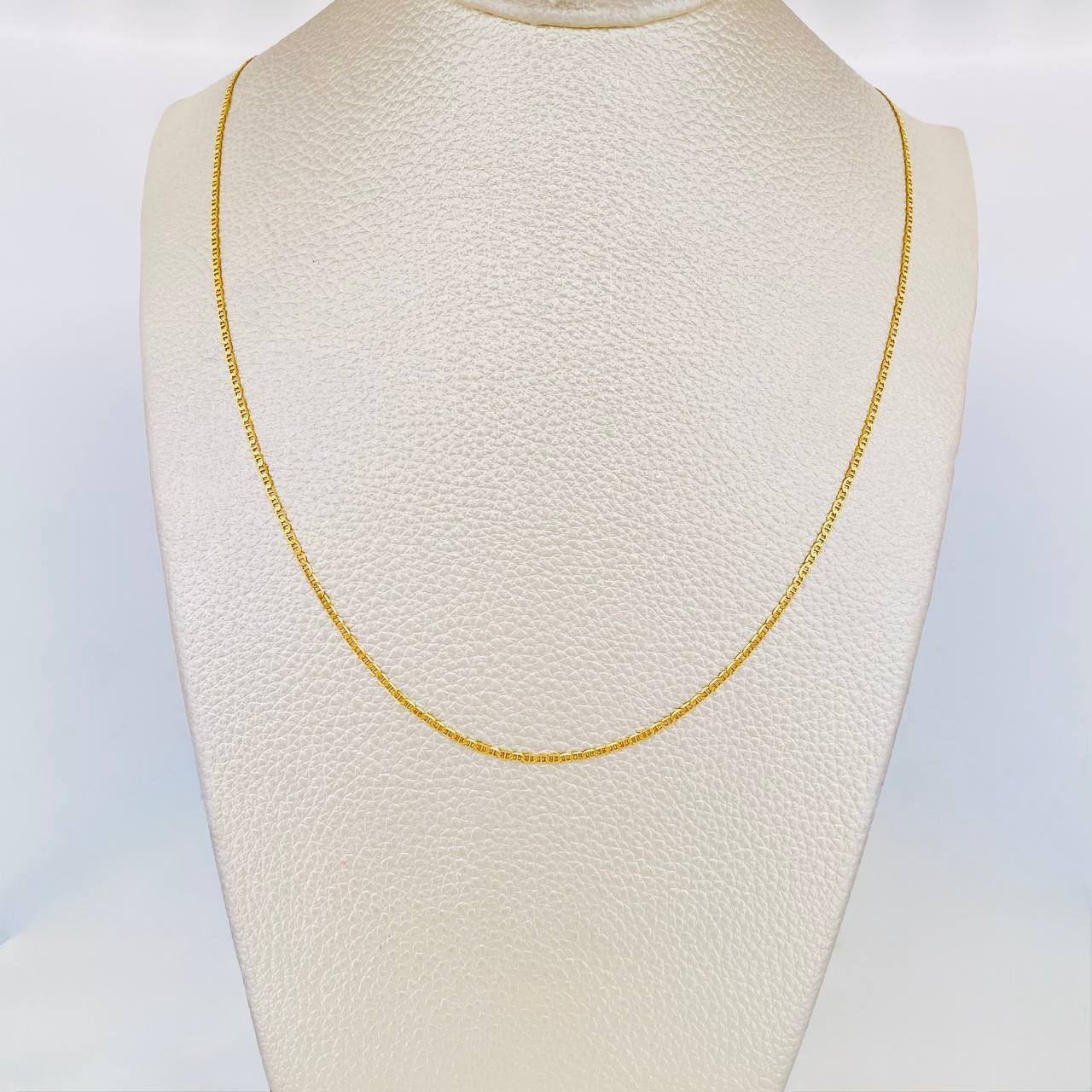 Cadena Escalera 1.95g / 20 in / 1.3mm Oro Amarillo 18K